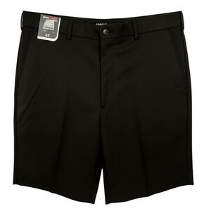 Roundtree Yorke TravelSmart Men's Black Luxury Classic Fit Shorts Size 42
